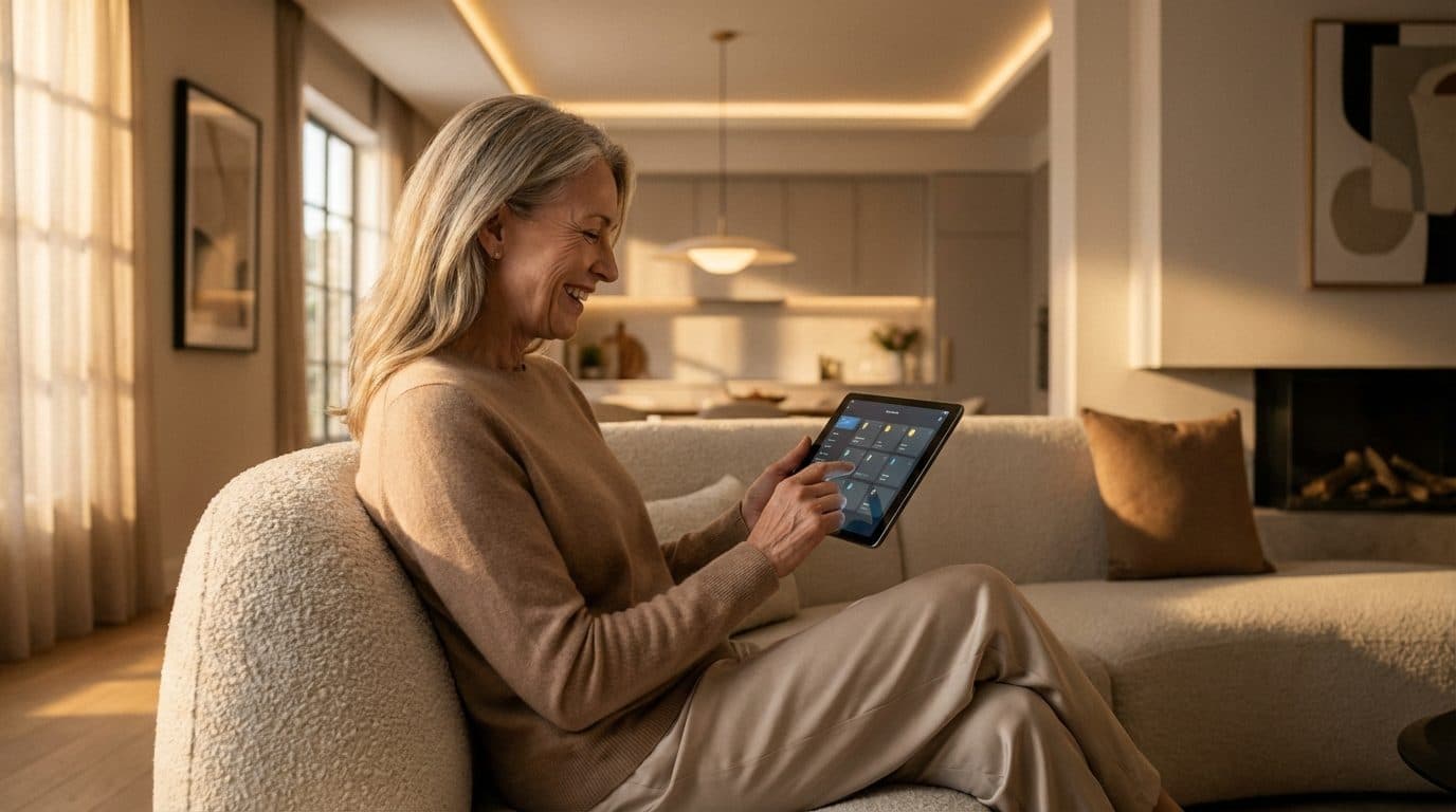 Domotica in huis: slimme verlichting en bediening via een tablet